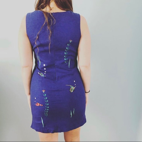 Unique Under the Sea Pencil Dress - Picture 2 of 2
